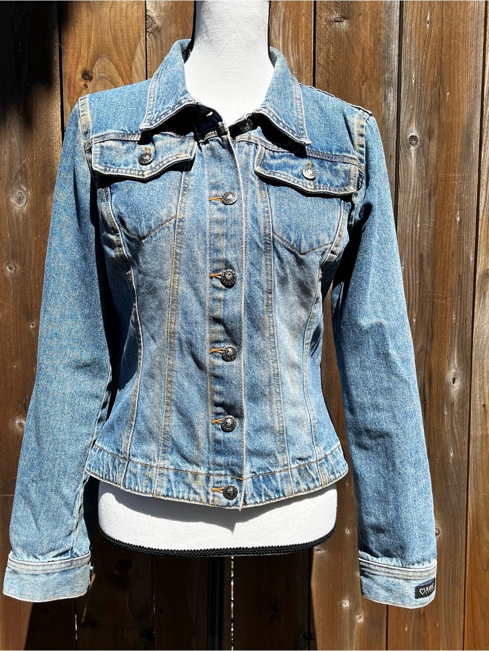 XOXO Light Blue Fitted Denim Jacket Accepting Offers!